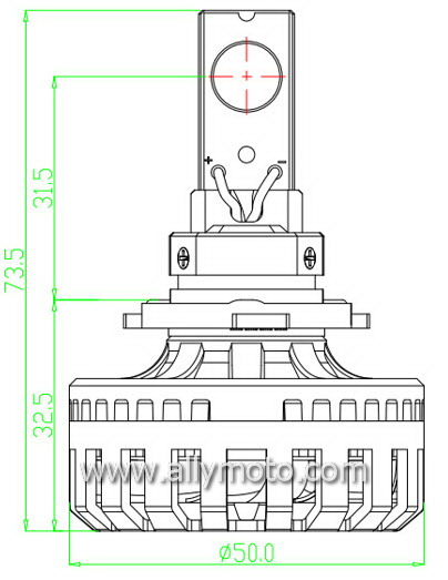 32W LED Headlight A232 H7